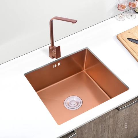Luxury-Rose-Gold-Kitchen-Sink-Single-Bowel-Kitchen-Washbasin-Sinks-Bar-Under-Counter-Nano-Finish-3