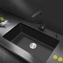 Nano-Sink-Black-Kitchen-Sinks-Embedded-Under-Counter-Basin-304-Stainless-Steel-Sing
